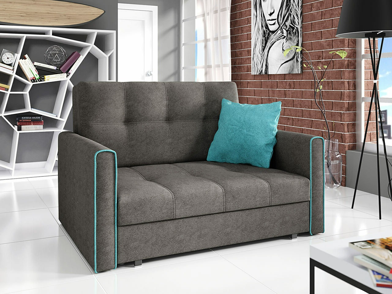 Schlafsofa Columbus 105 (Alova 36 + Alova 29)