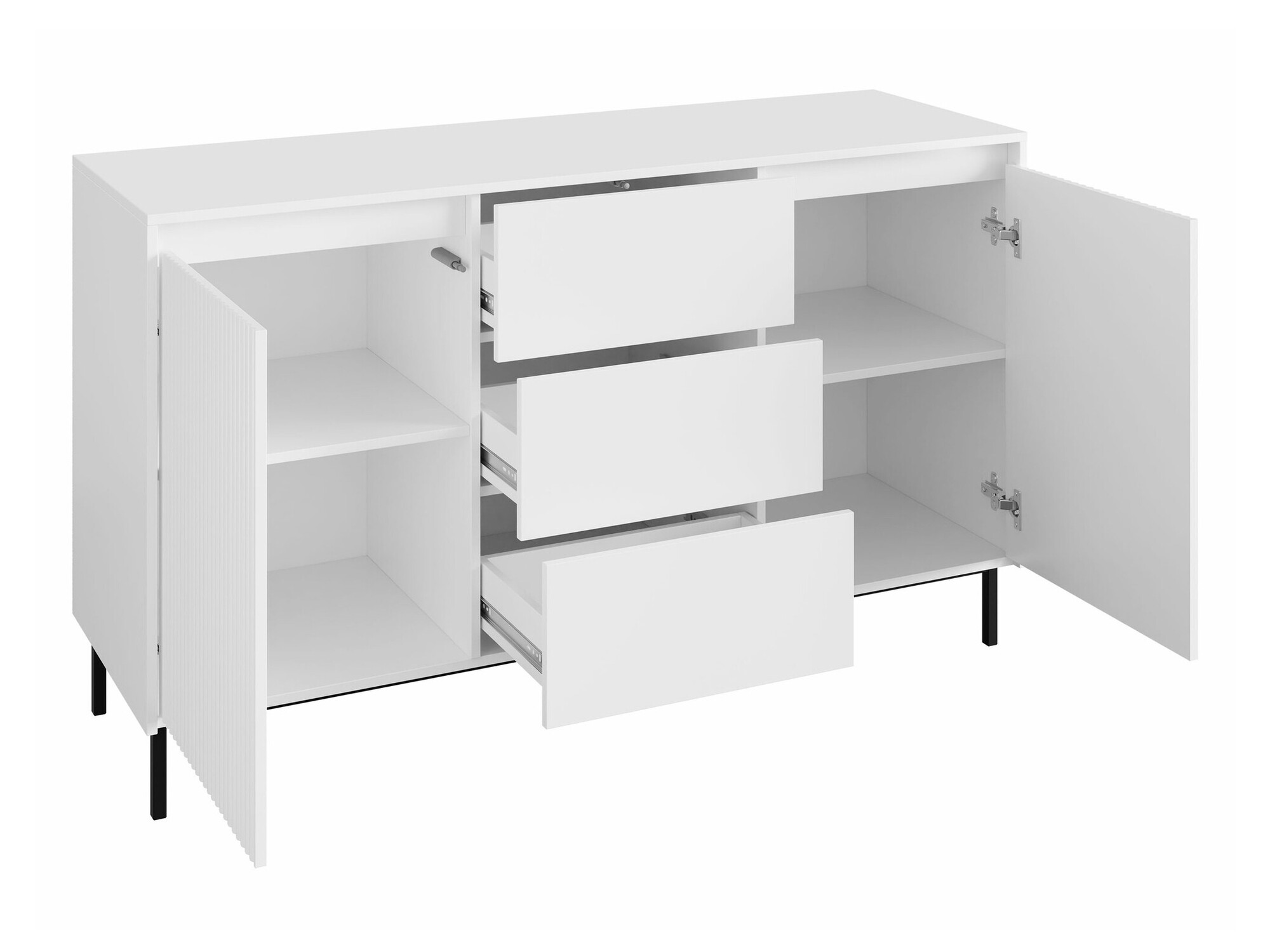 Kommoden Comfivo Delruva I (Schwarz)