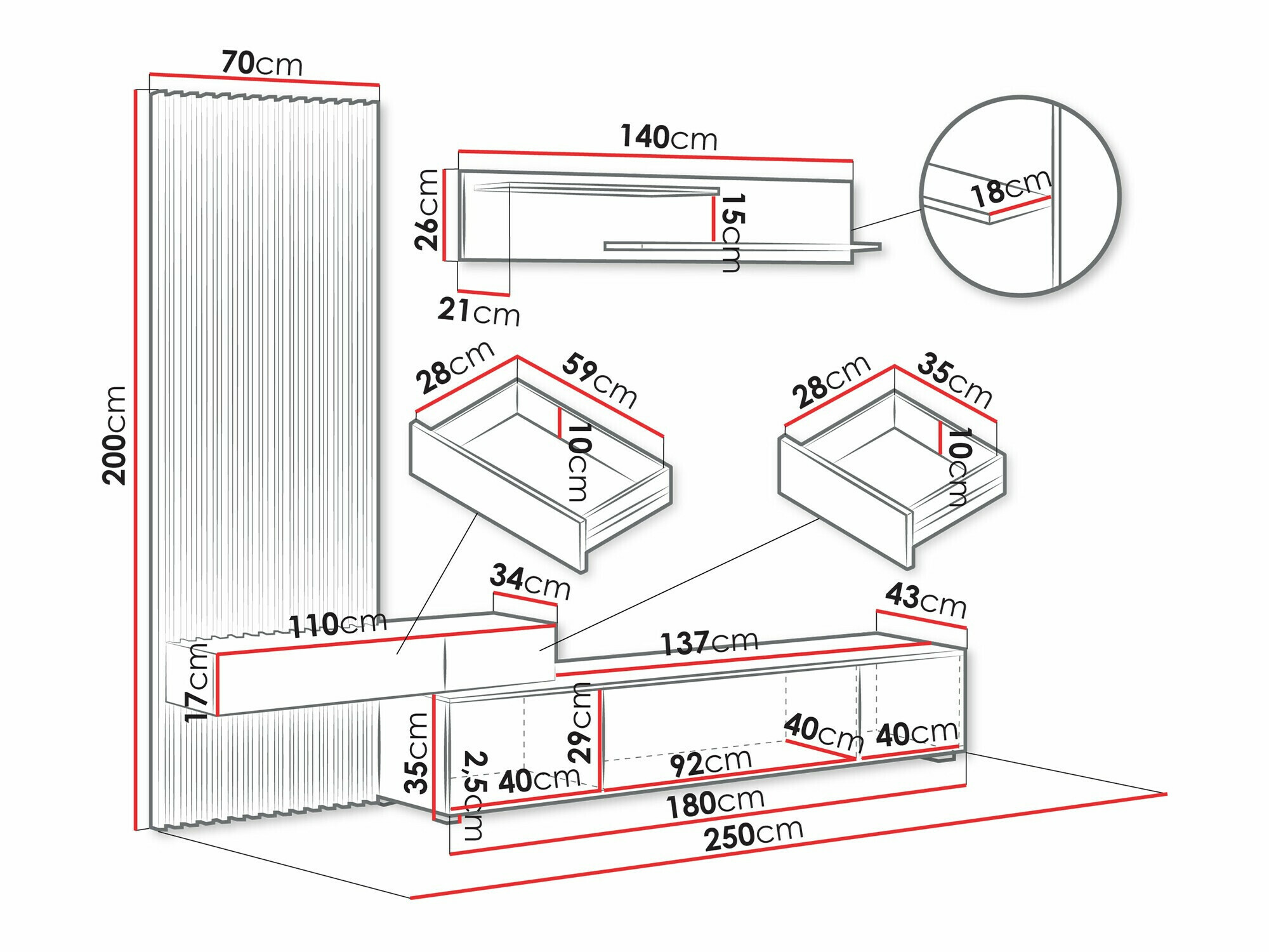 Wohnzimmer-Sets Bryan 109