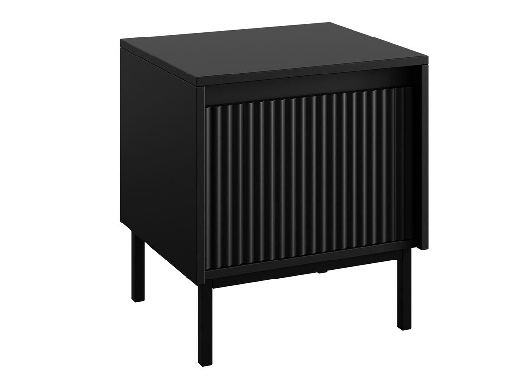 Nachttisch Comfivo Delruva (Schwarz)