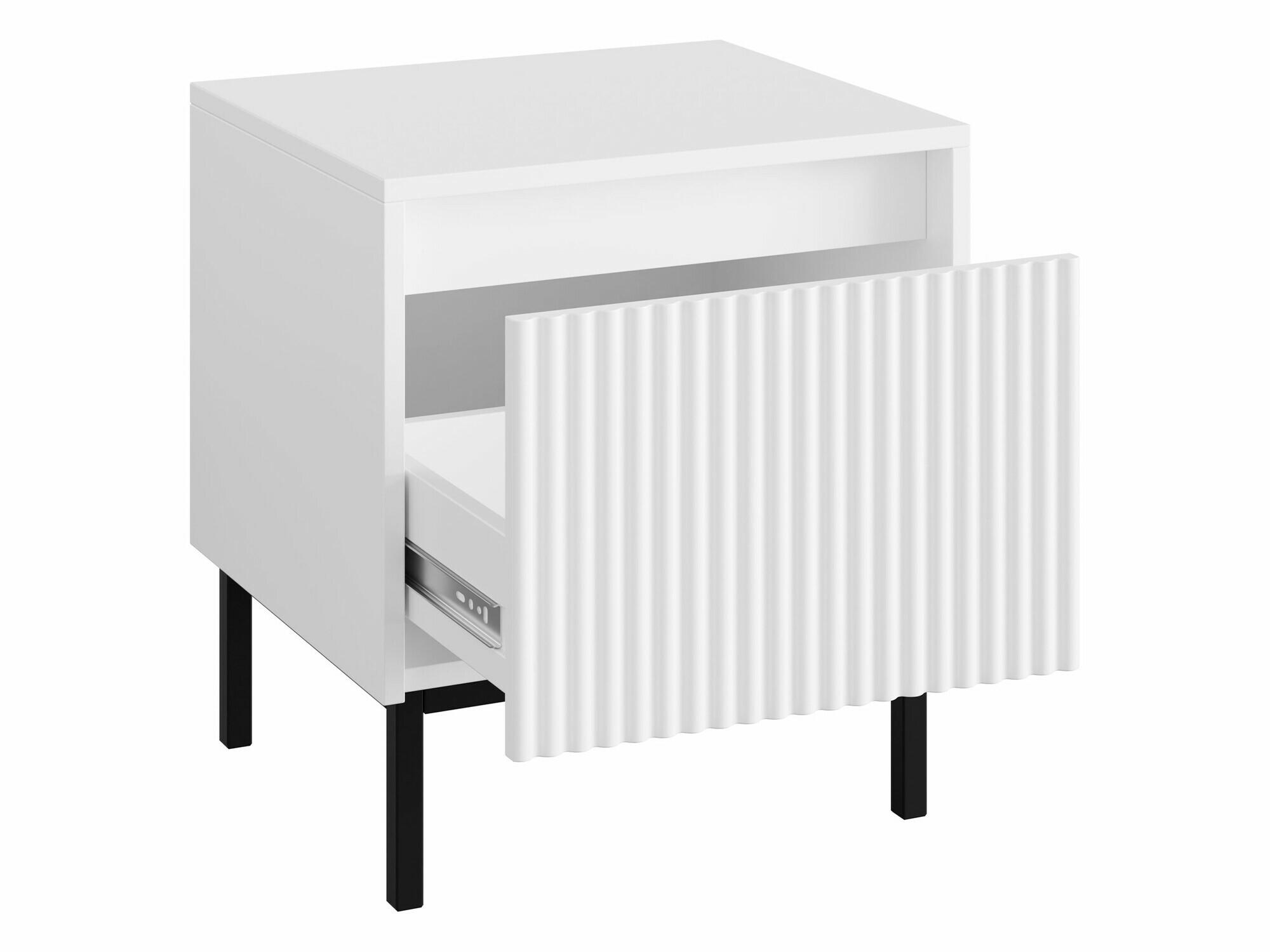 Nachttisch Comfivo Delruva (Weiß)