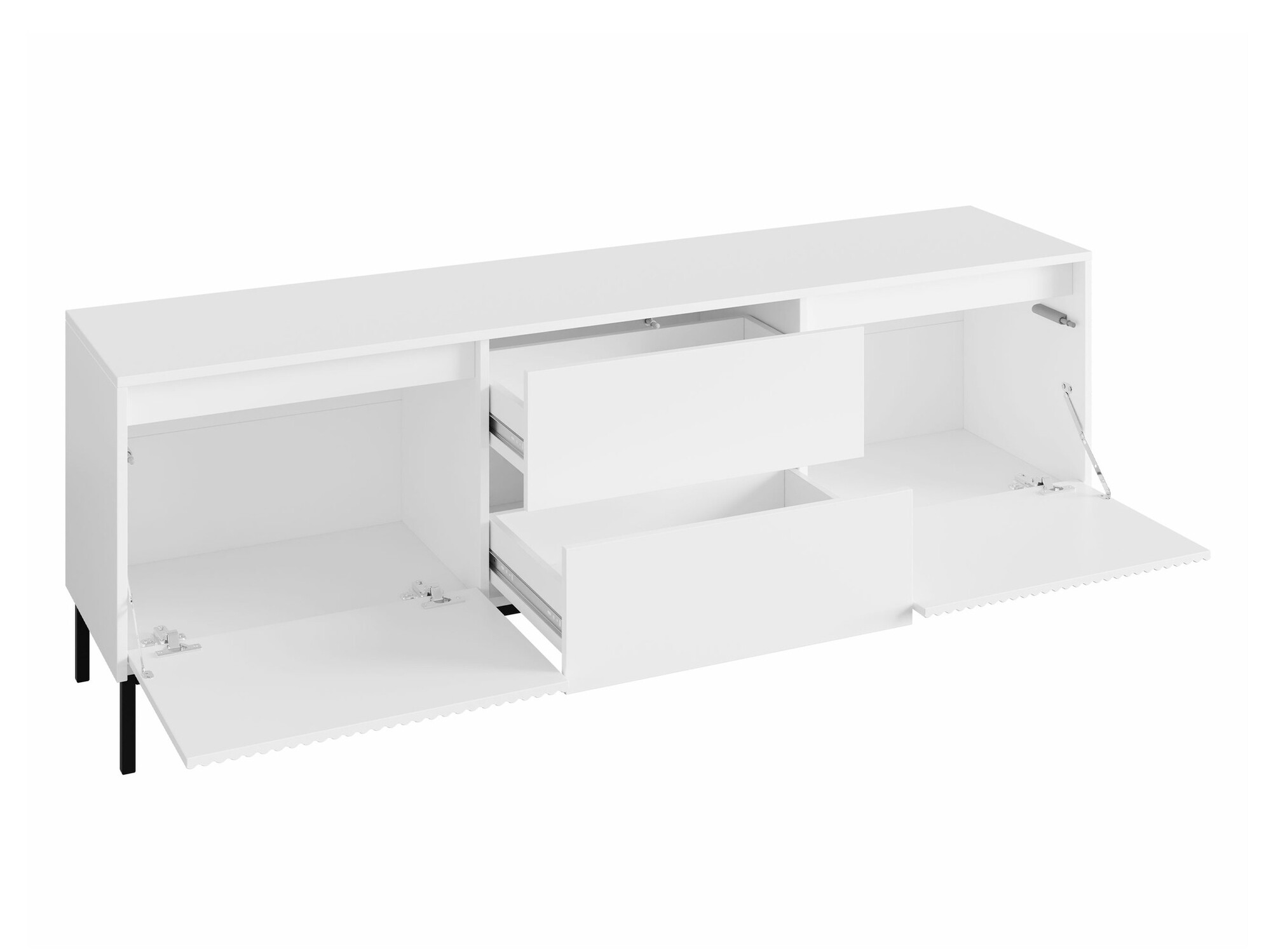 Wohnzimmer-Sets Comfivo Delruva II (Weiß)