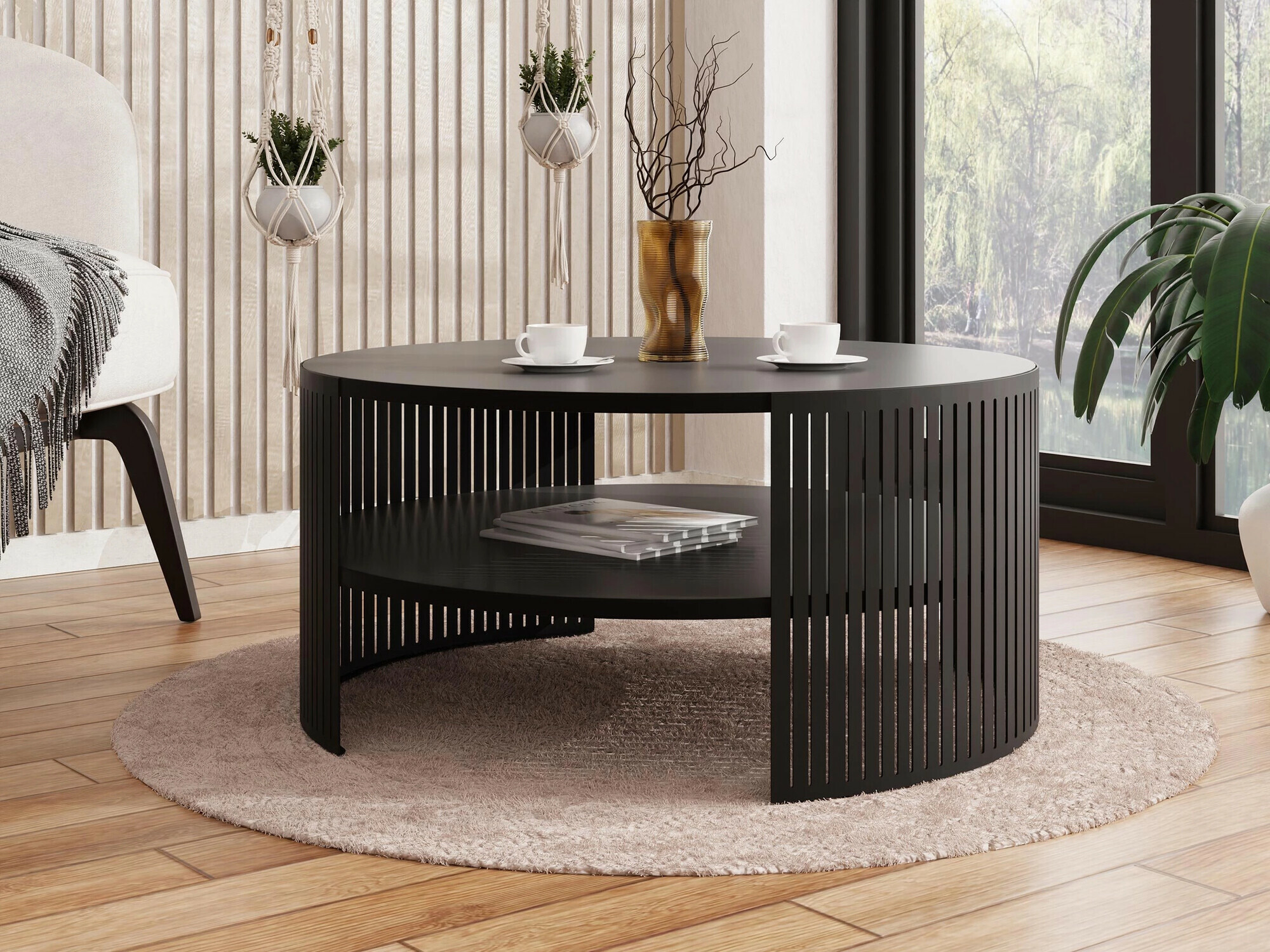 Couchtisch Civer (Schwarz)