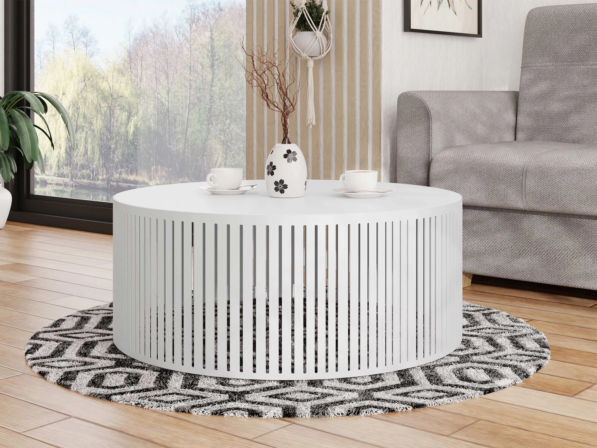 Couchtisch Oswego 122 (Weiß)