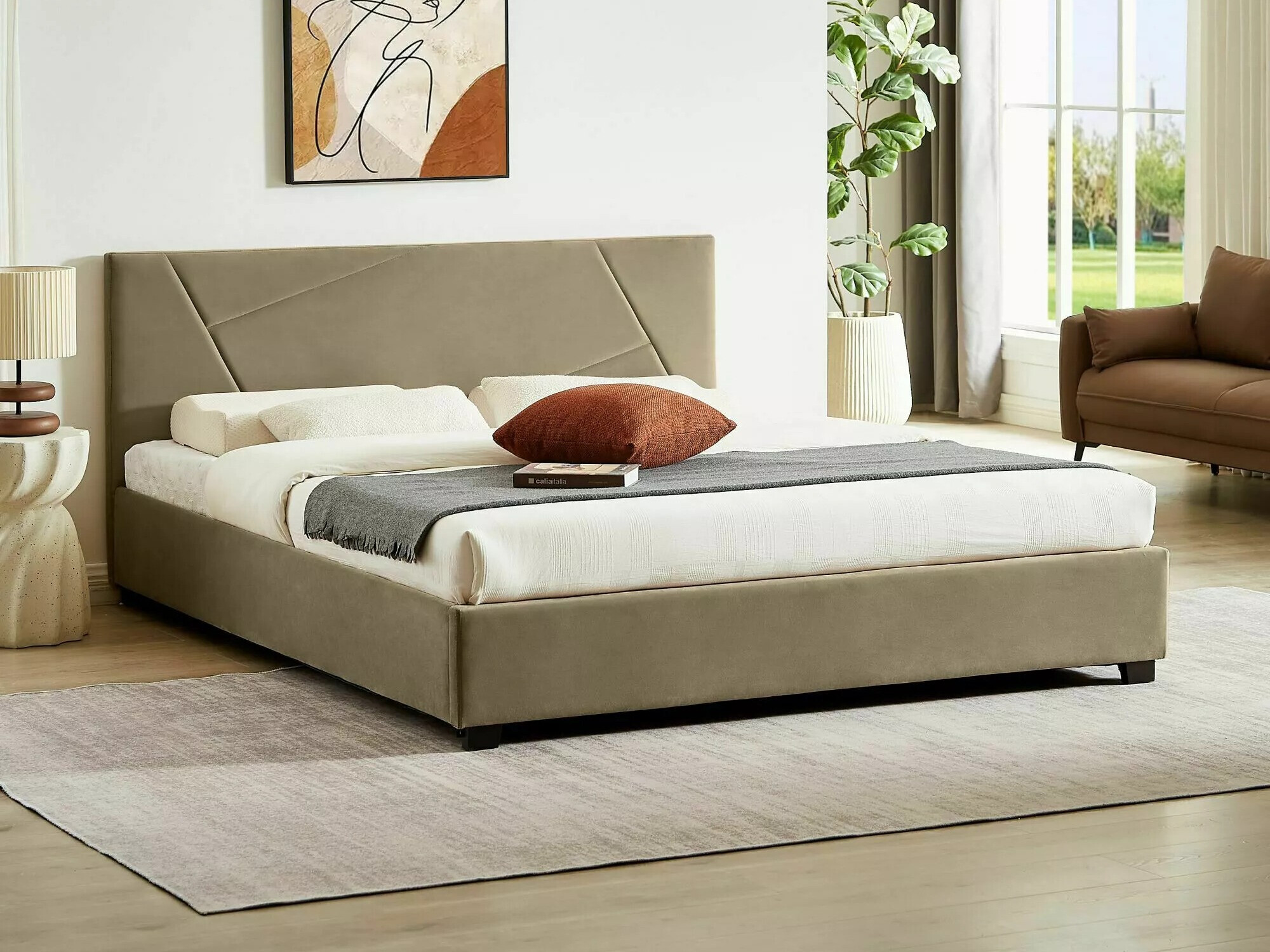 Bett Detroit 104 (Beige)