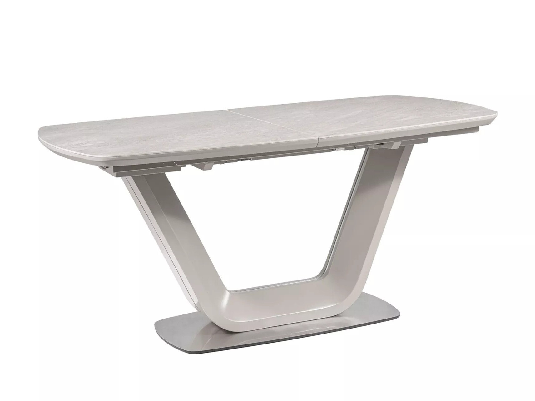 Tisch Detroit 116 (Grauer Marmor + Grau)