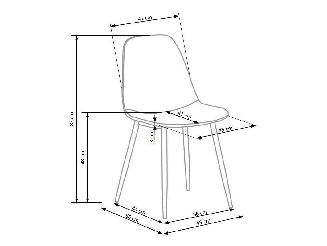 Stuhl Houston 983 (Zimt)