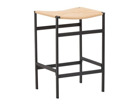 Barstuhl Dallas 4564 (Schwarz + Hellbraun)