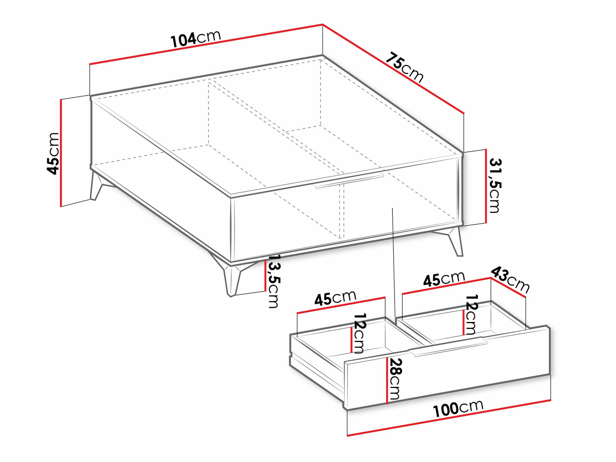 Couchtisch Comfivo Citrus