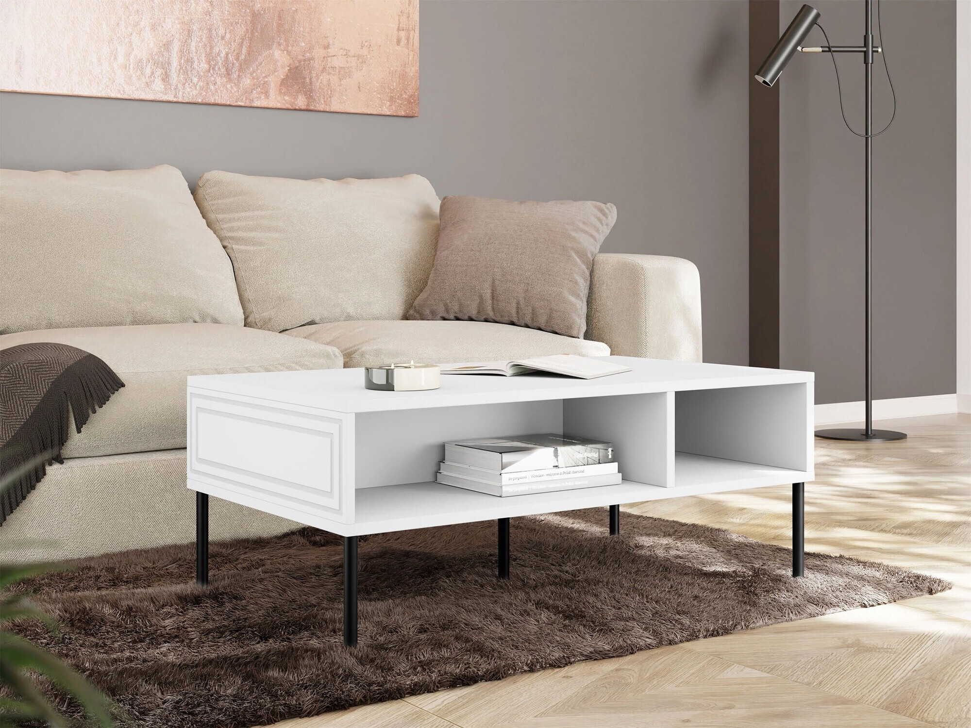 Couchtisch Celra (Weiß)