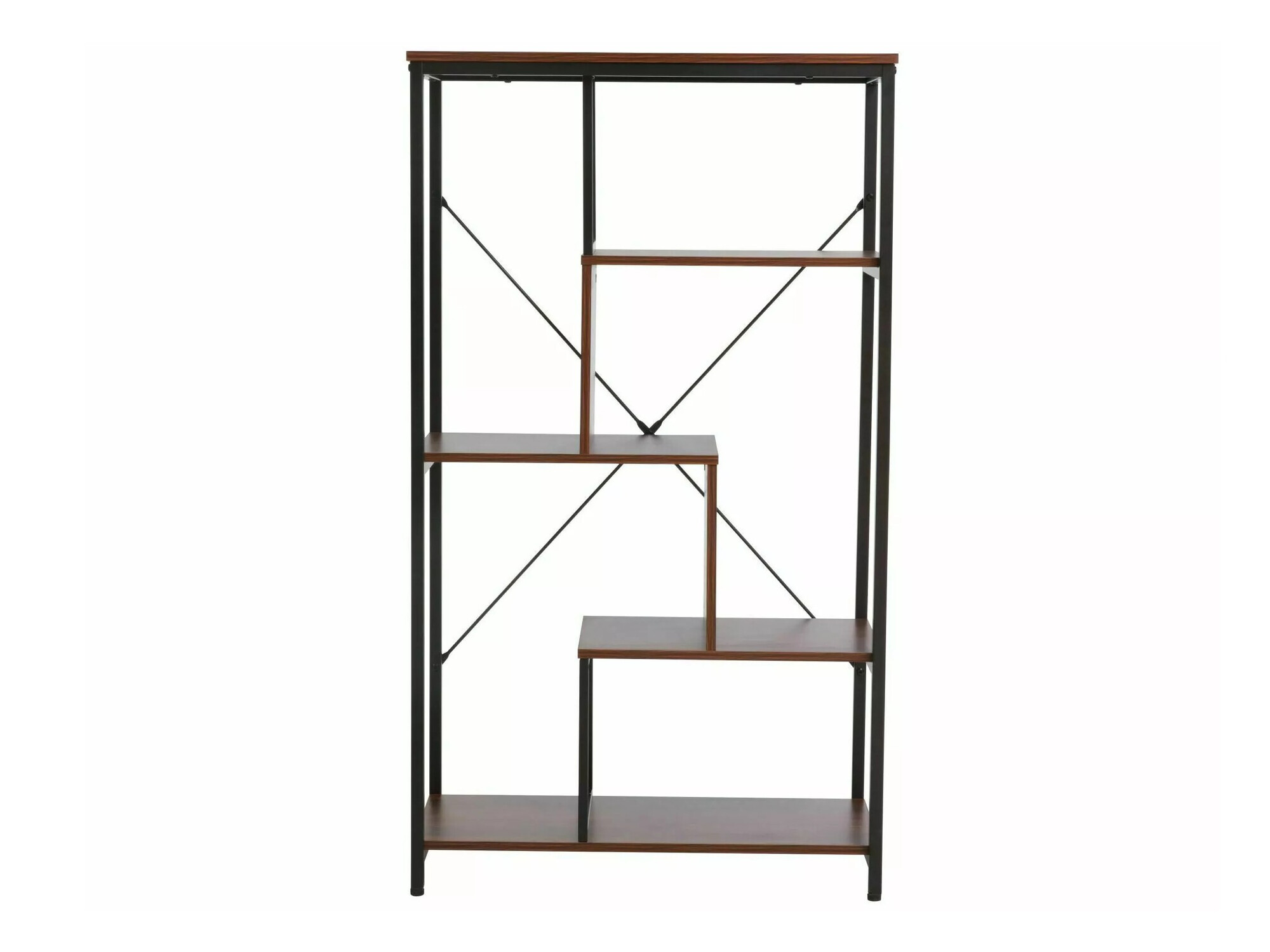 Regal Detroit 235 (Walnussholzoptik + Schwarz)