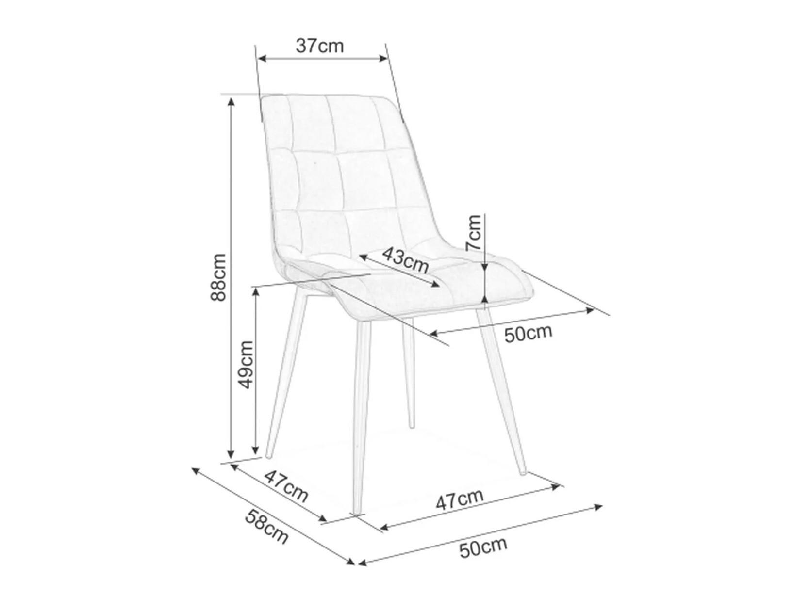 Stuhl Detroit 288 (Olivenbaum hell)