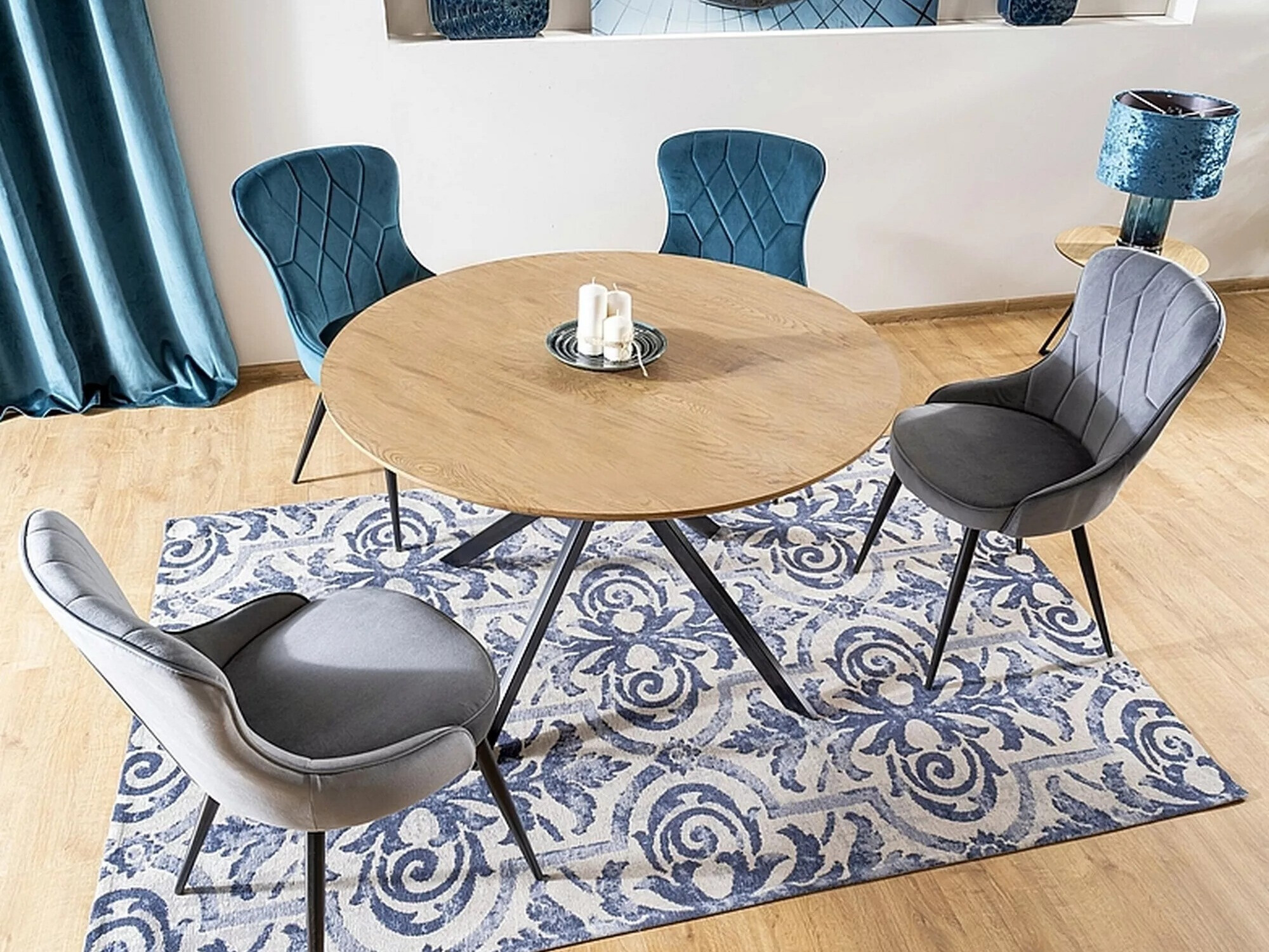 Tisch Detroit 285 (Eichenholzoptik)