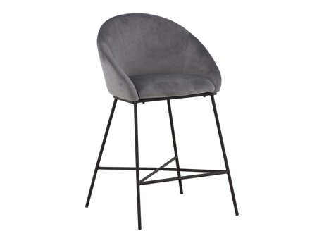 Barhocker Dallas 3175 (Dunkelgrau + Schwarz)