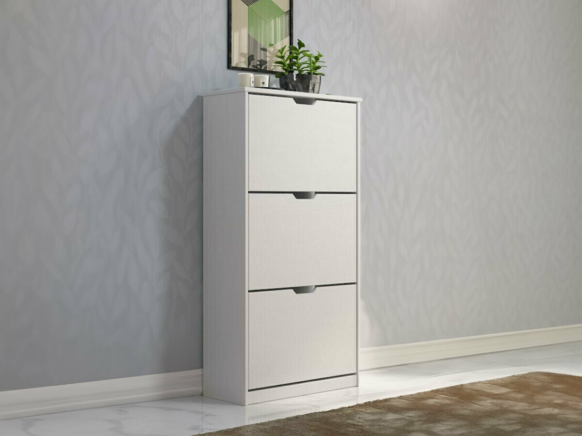 Schuhschrank Indianapolis C103 (Weiß)