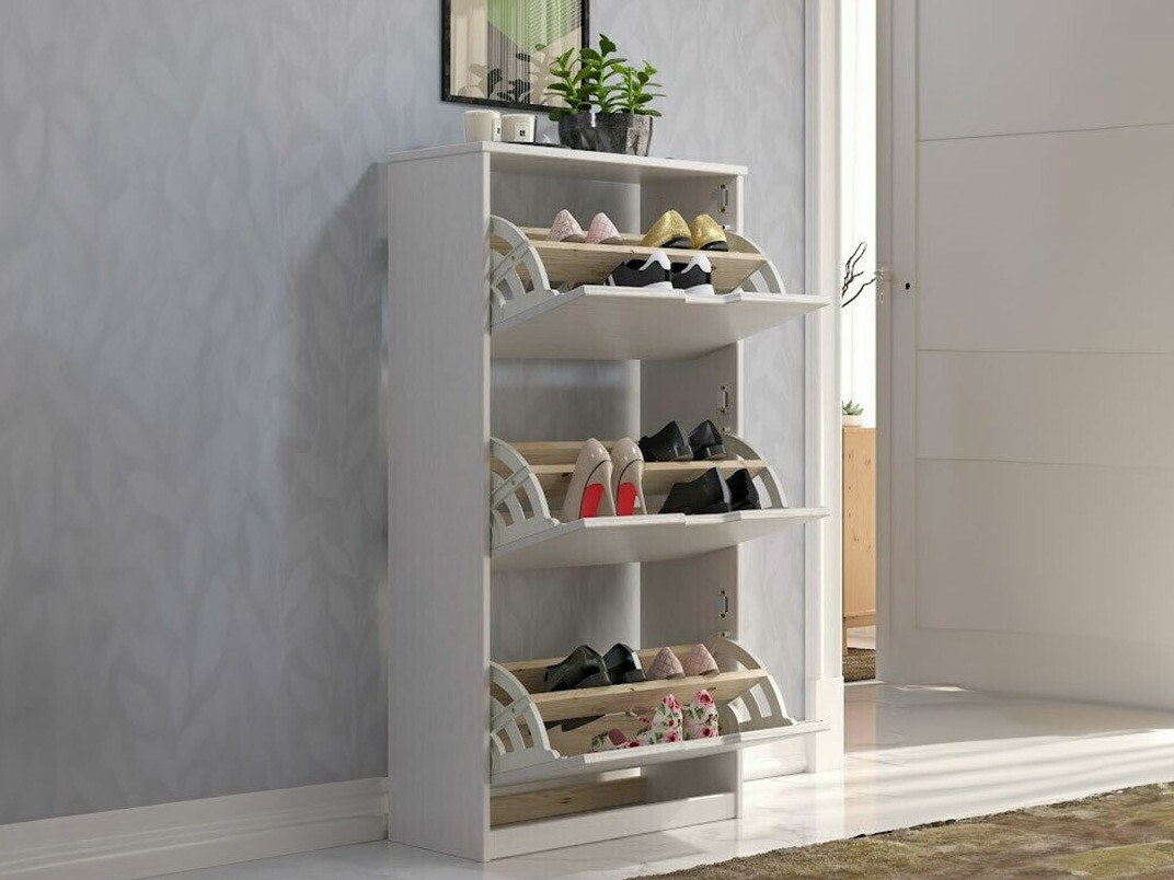 Schuhschrank Indianapolis C103 (Weiß)