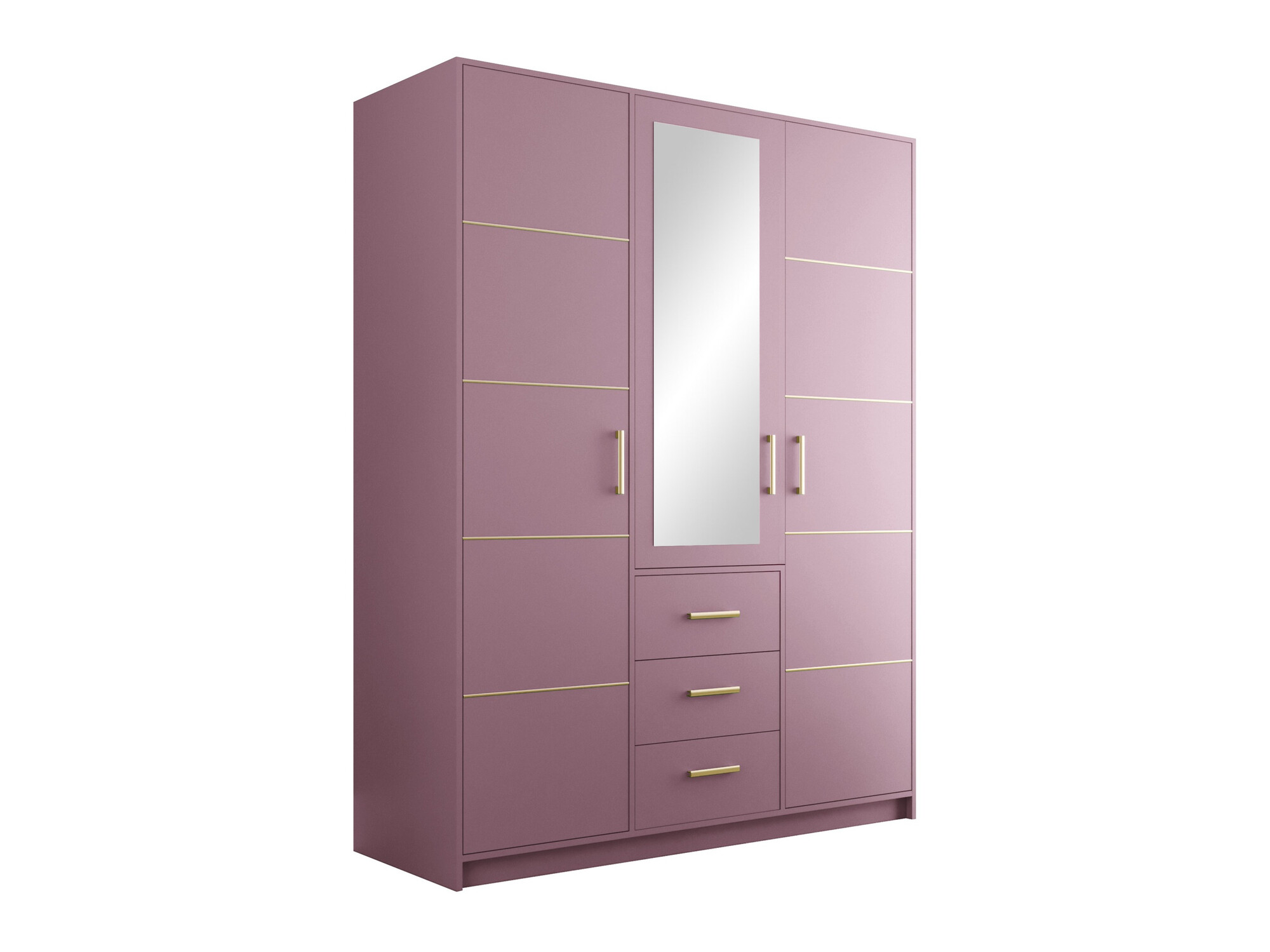 Kleiderschrank Rosa (Lila)