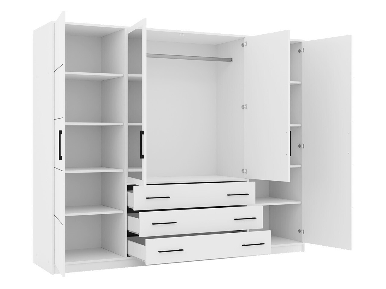 Kleiderschrank Dortivu 151 (Ja)