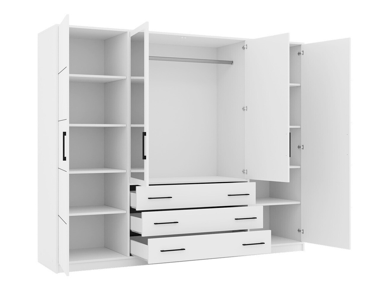 Kleiderschrank Dortivu 151 (Nein)