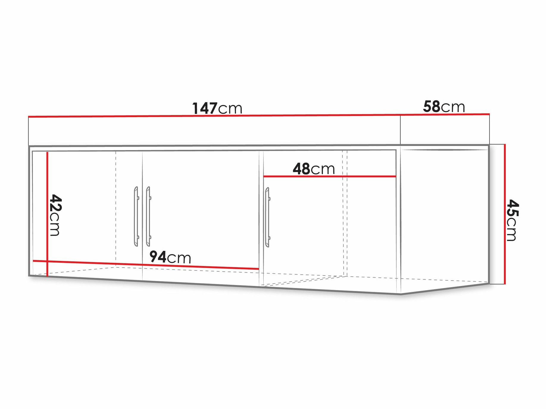 Kleiderschrank Dortivu IV (Sonoma Eichenholzoptik)