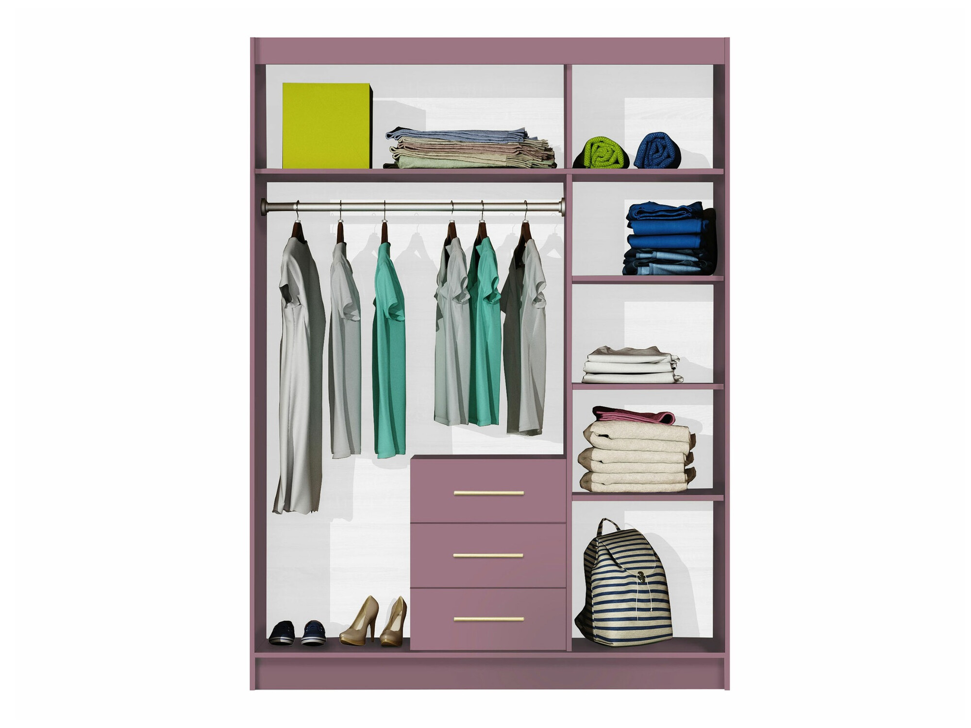 Kleiderschrank Rosa II