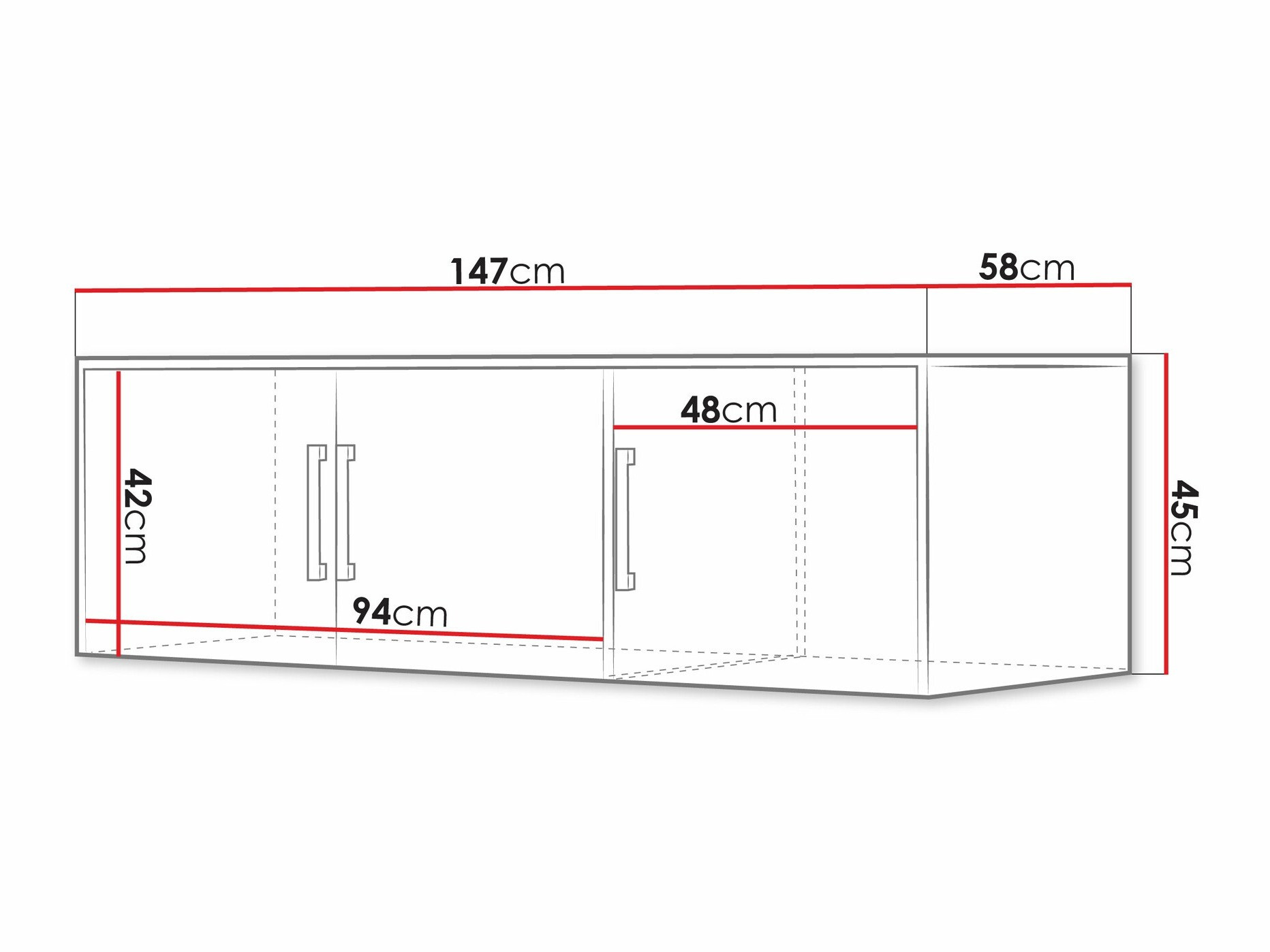 Kleiderschrank Rosa II