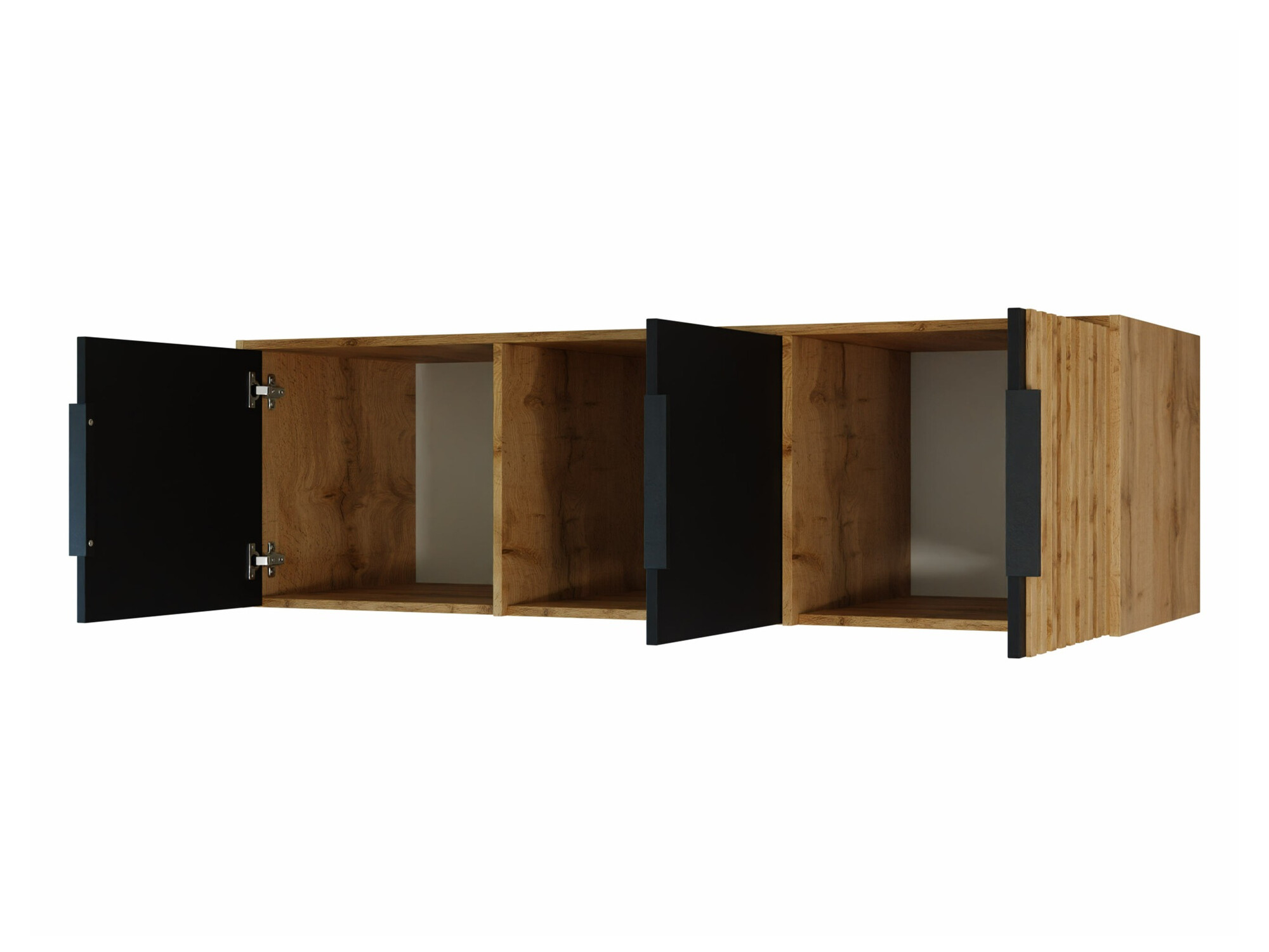 Sideboard Collis I (Wotan Eiche + Schwarz)