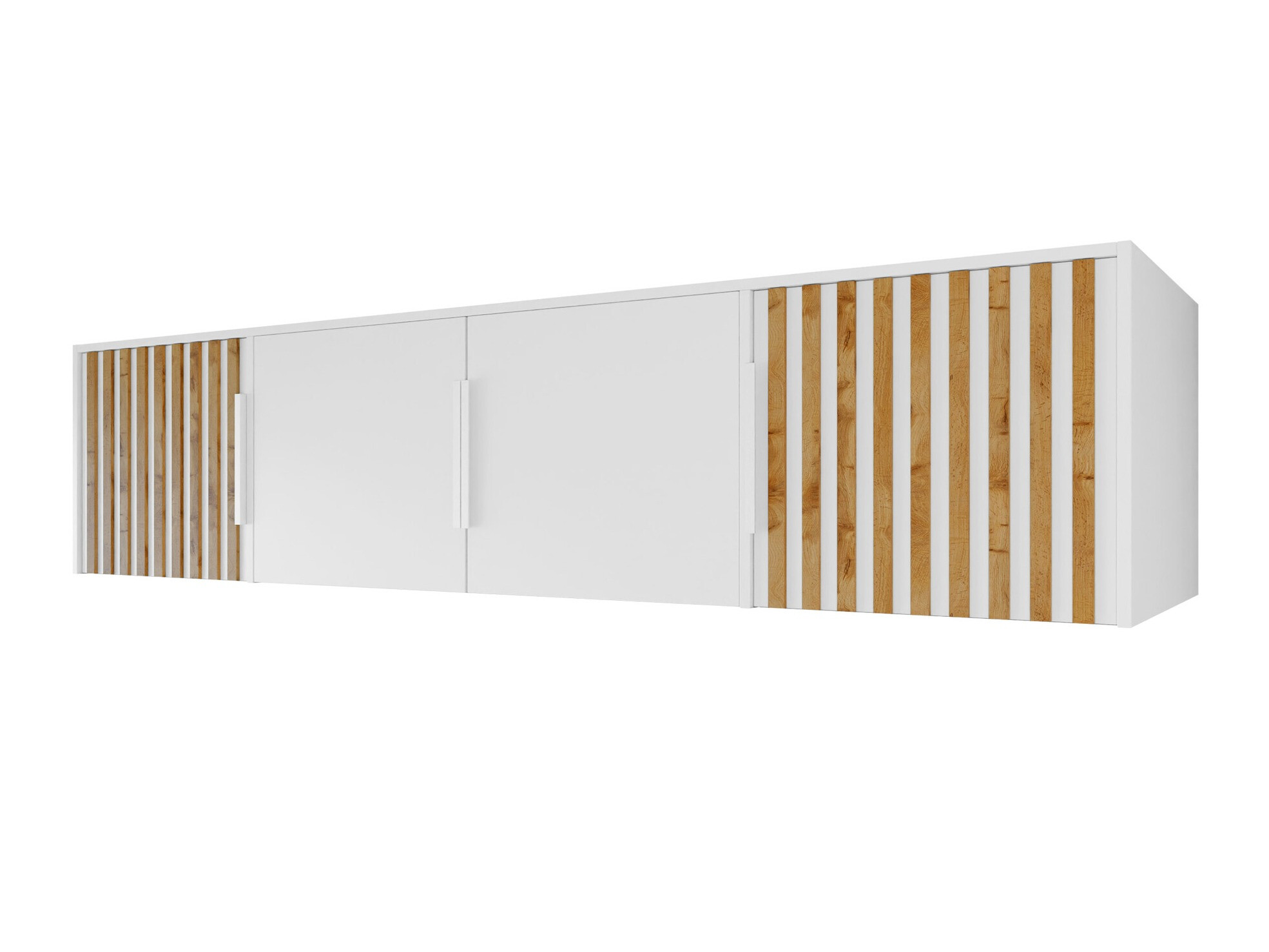 Sideboard Collis II (Weiß + Wotan Eiche)