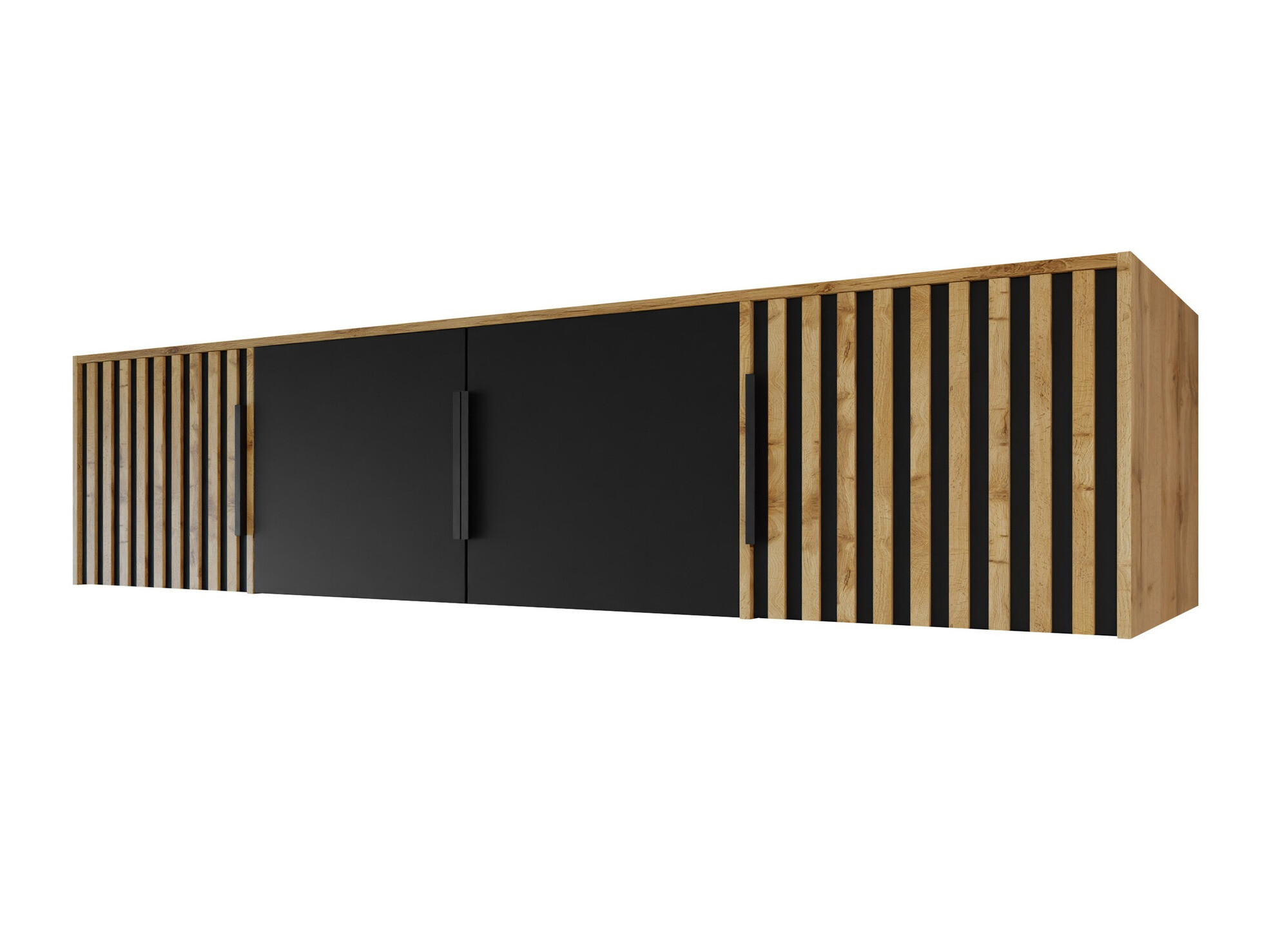 Sideboard Collis II (Wotan Eiche + Schwarz)