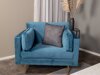 Sessel Dallas 100 (Blau + Braun)