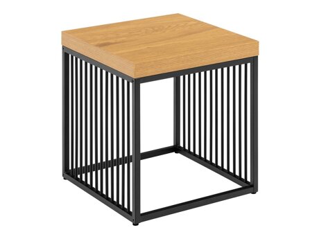 Beistelltisch Norsica 634 (Eichenholzoptik + Schwarz)
