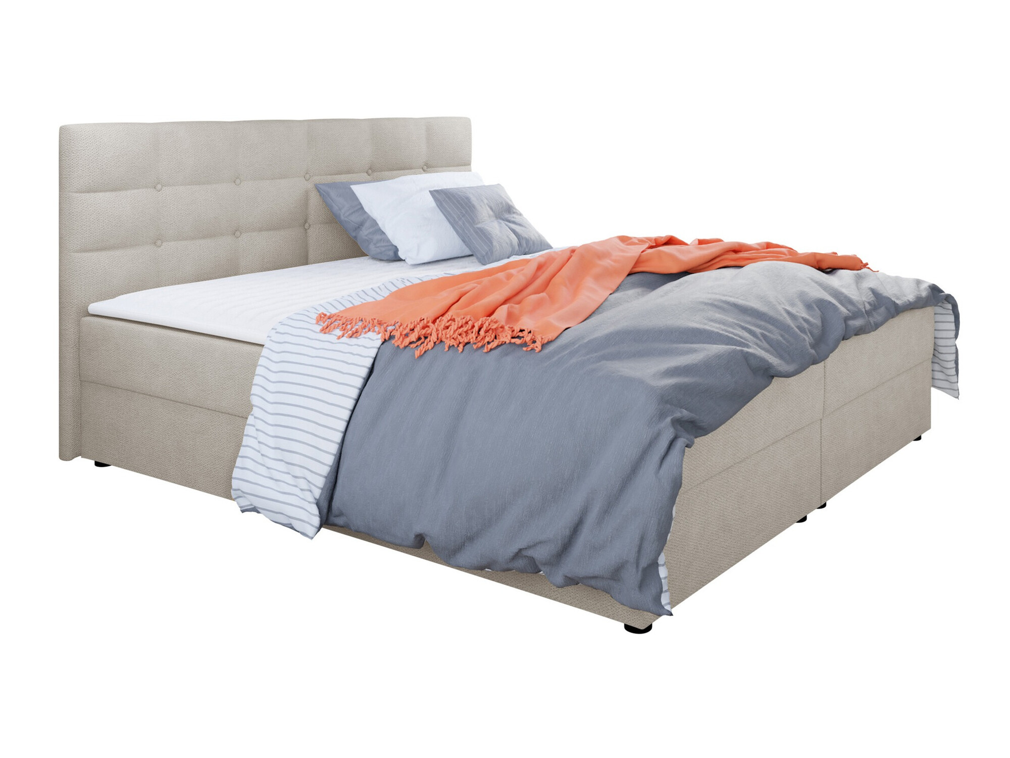 Boxspringbett Memphis 114 (Rico 01)