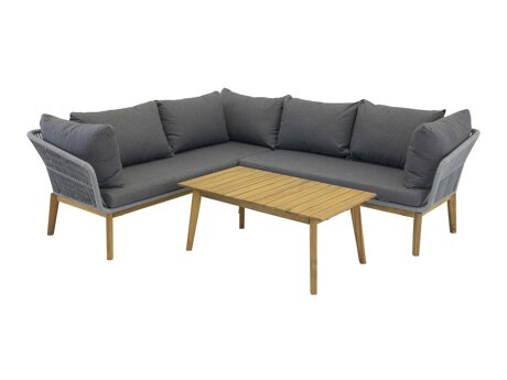 Gartenmöbel-Set Dallas 1085 (Akazie + Grau)
