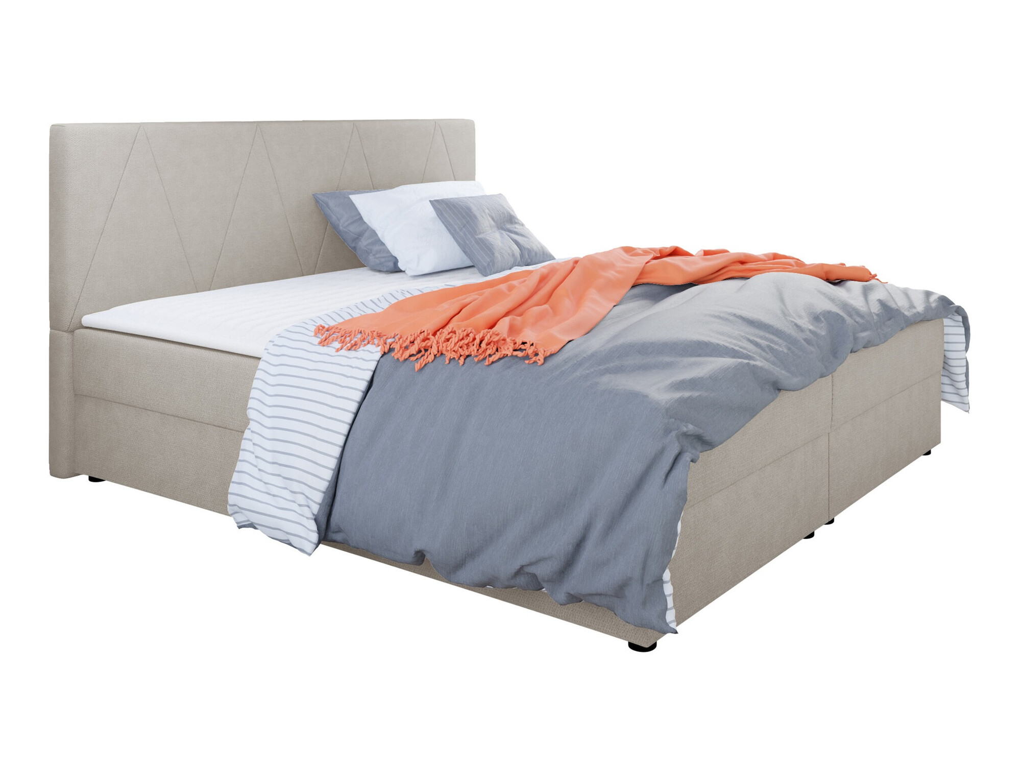 Boxspringbett Memphis 116 (Rico 01)