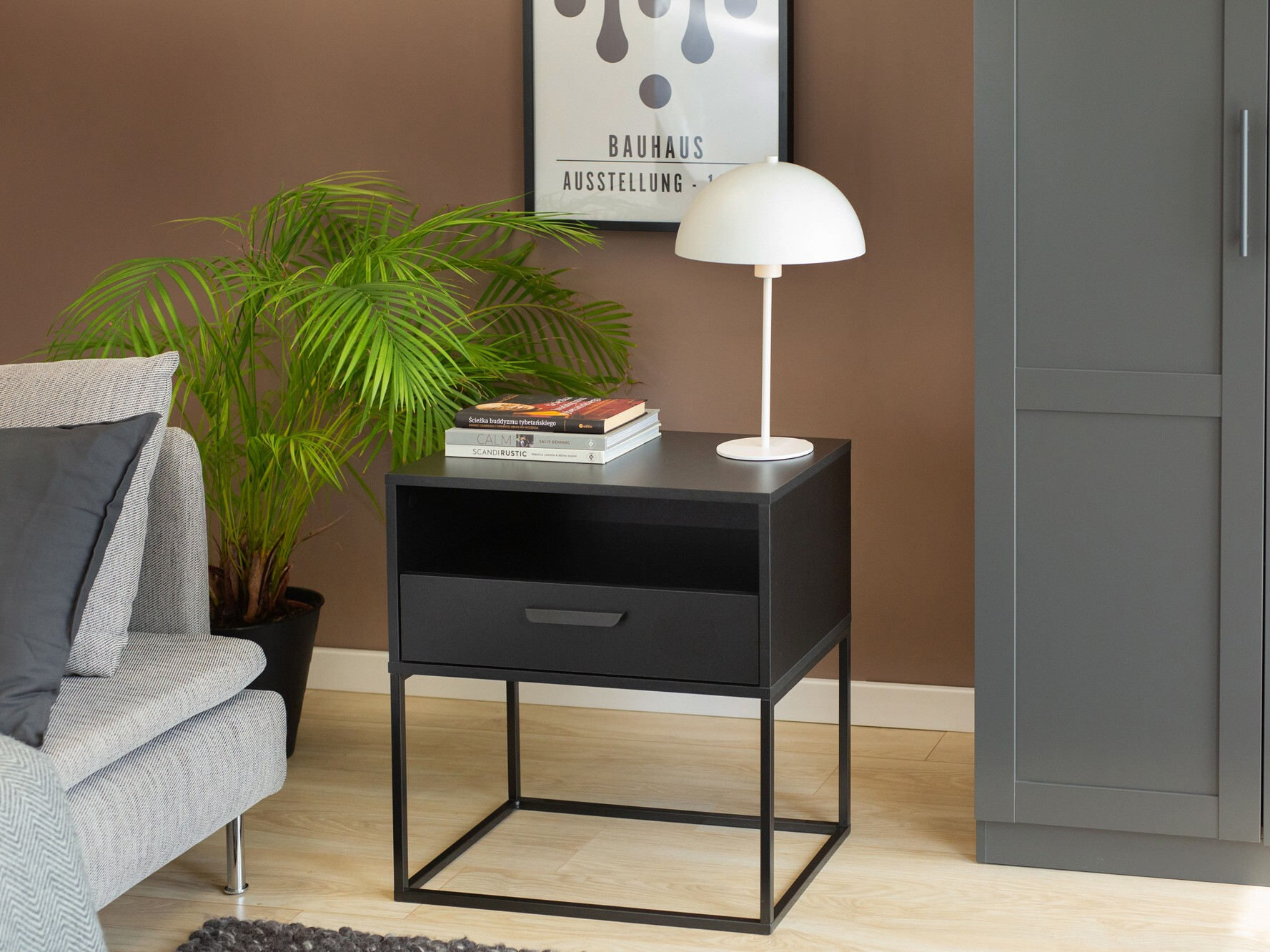 Nachttisch Bristol 192 (Anthrazit)