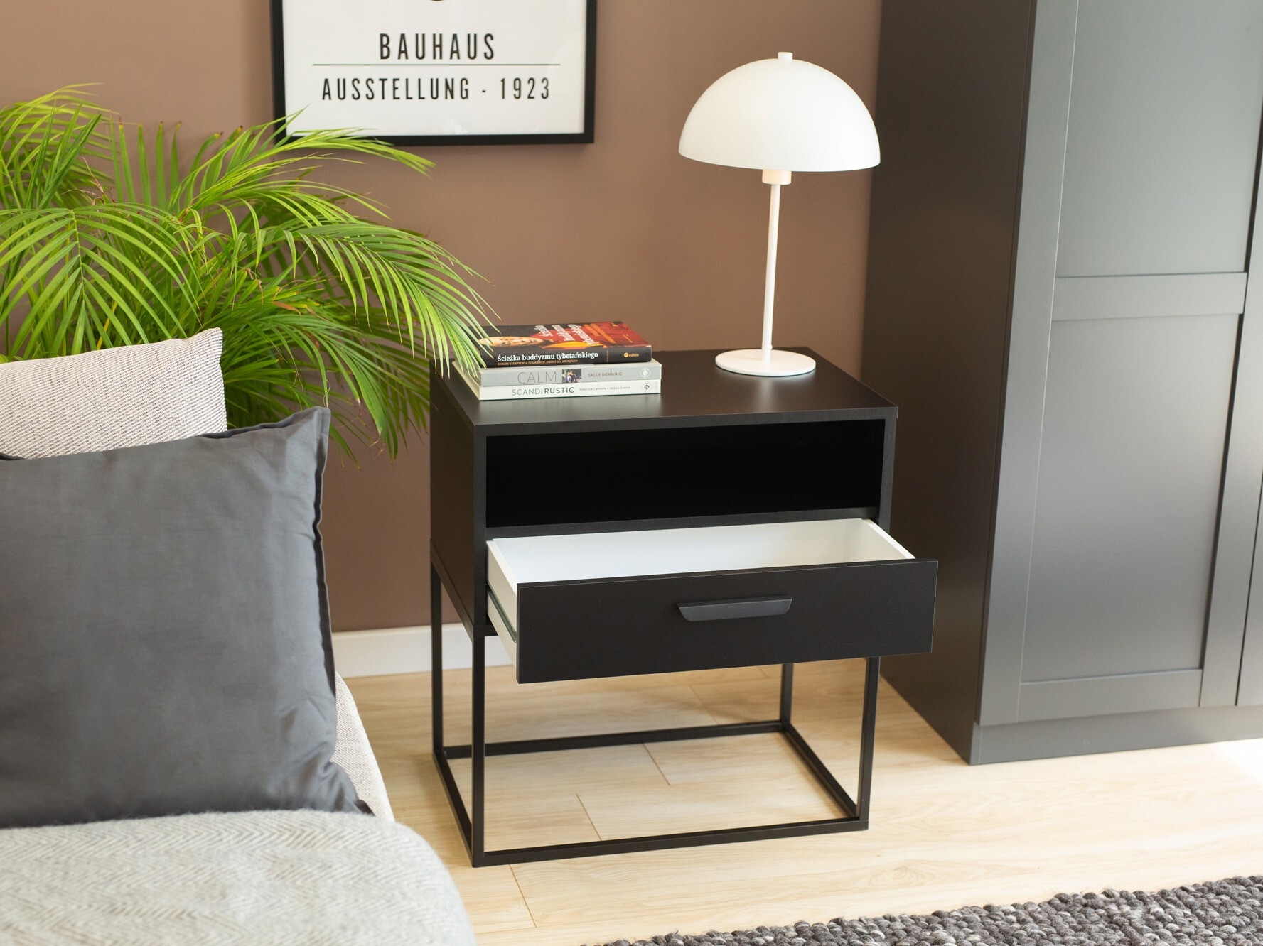 Nachttisch Bristol 192 (Anthrazit)