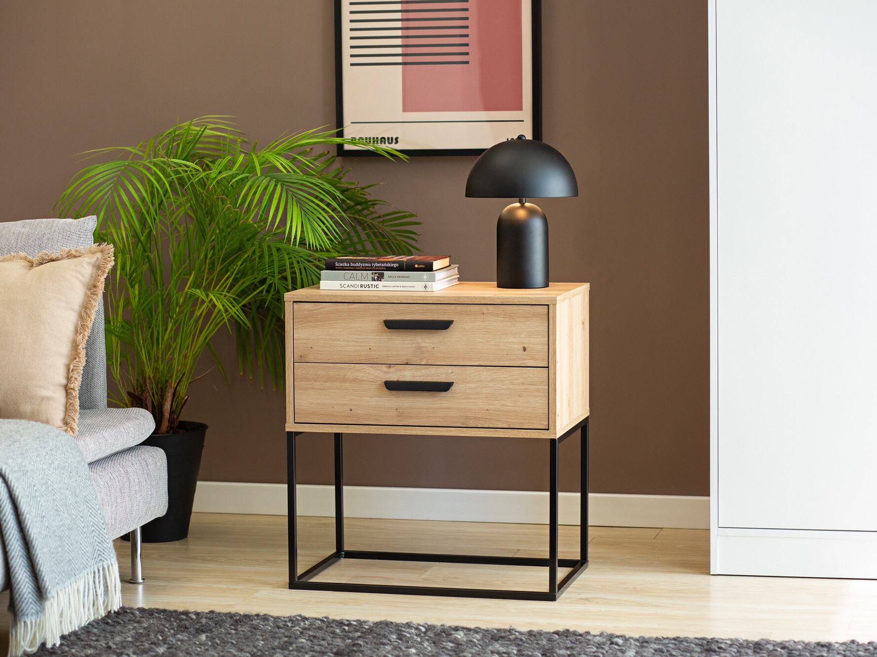 Nachttisch Bristol 194 (Artisan Eichenholzoptik)