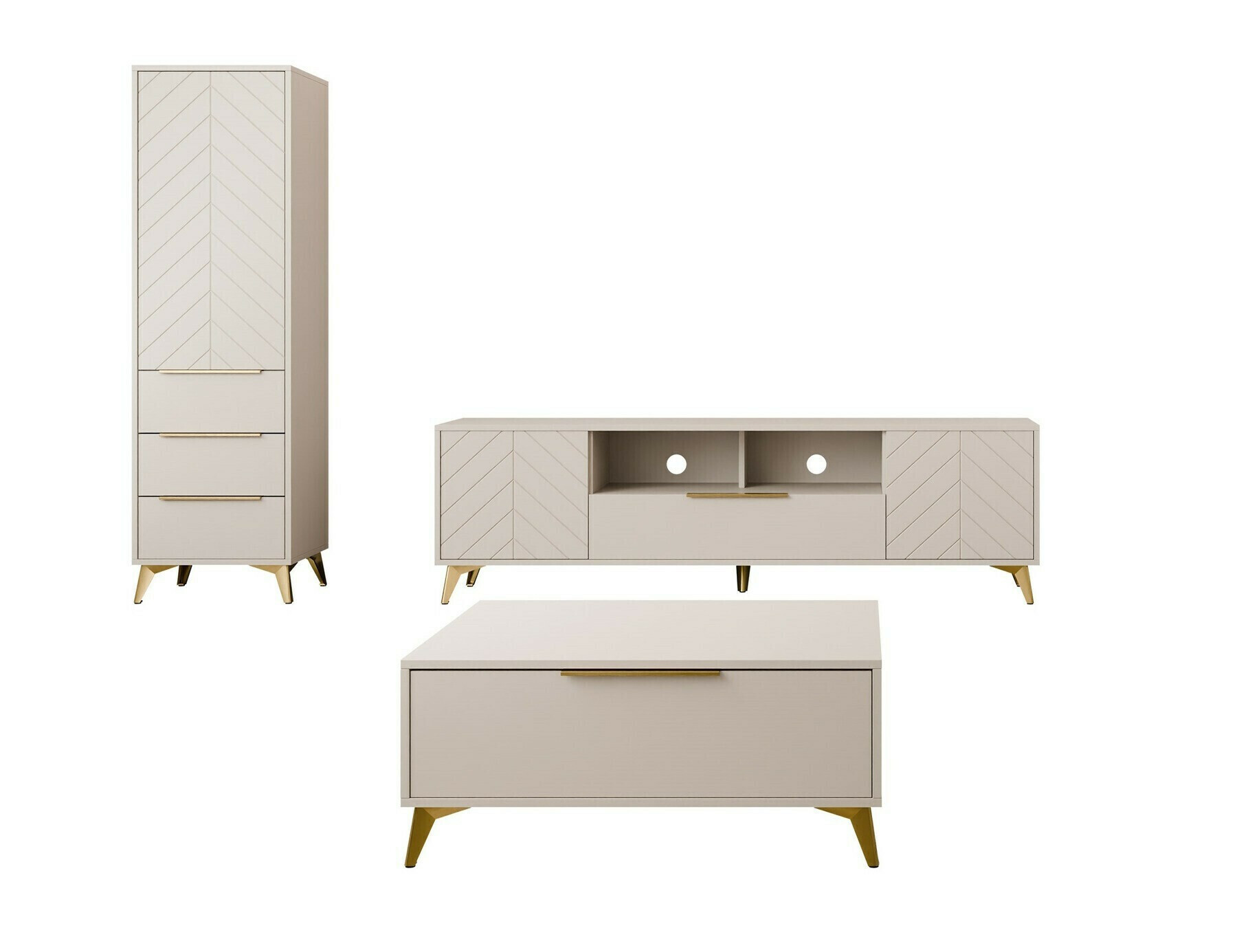 Wohnzimmer-Sets Comfivo Citrus