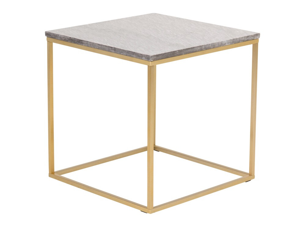 Couchtisch Dallas 178 (Schwarzer Marmor + Messing)