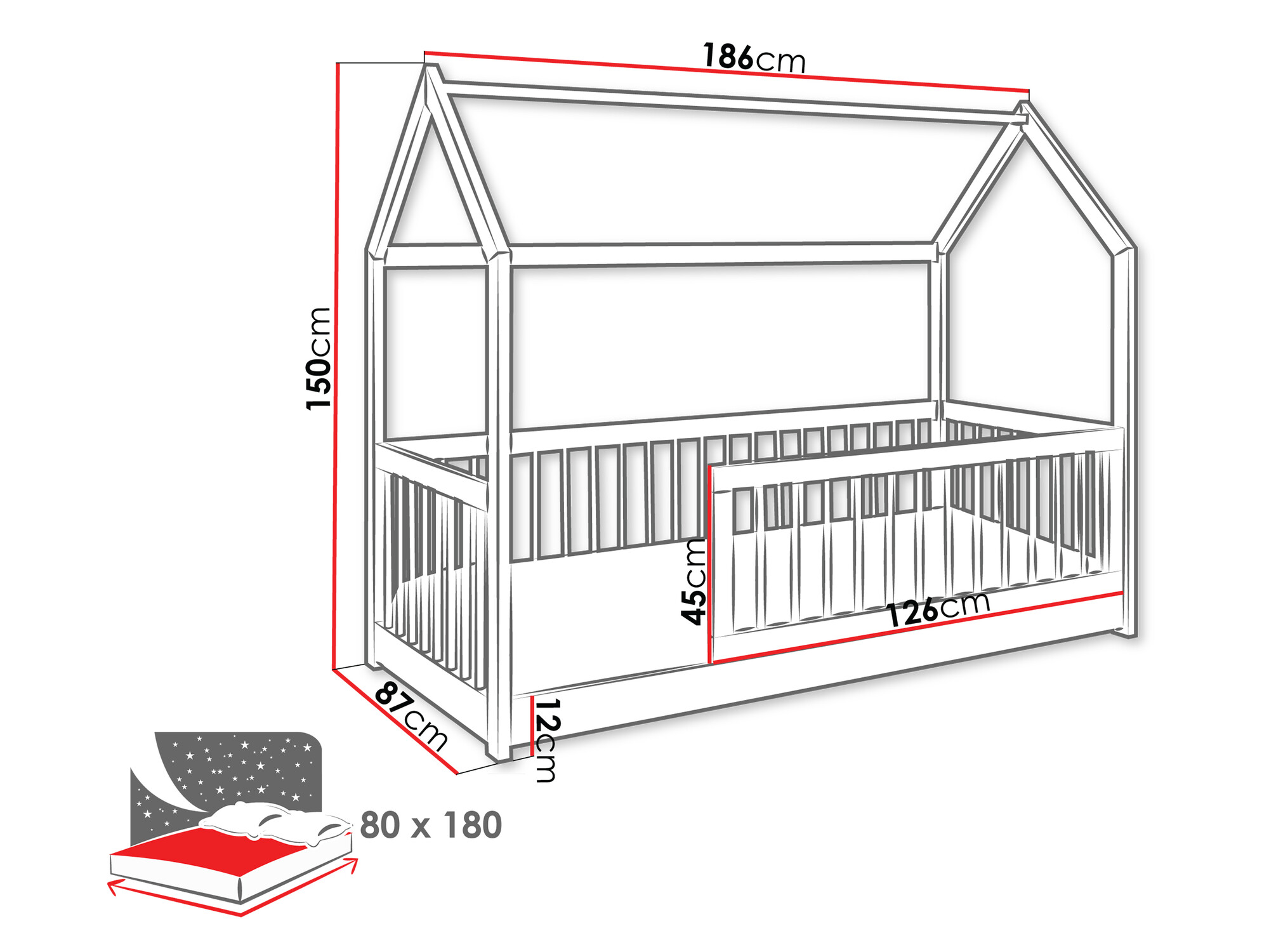 Bett Henderson 168 (Buche)