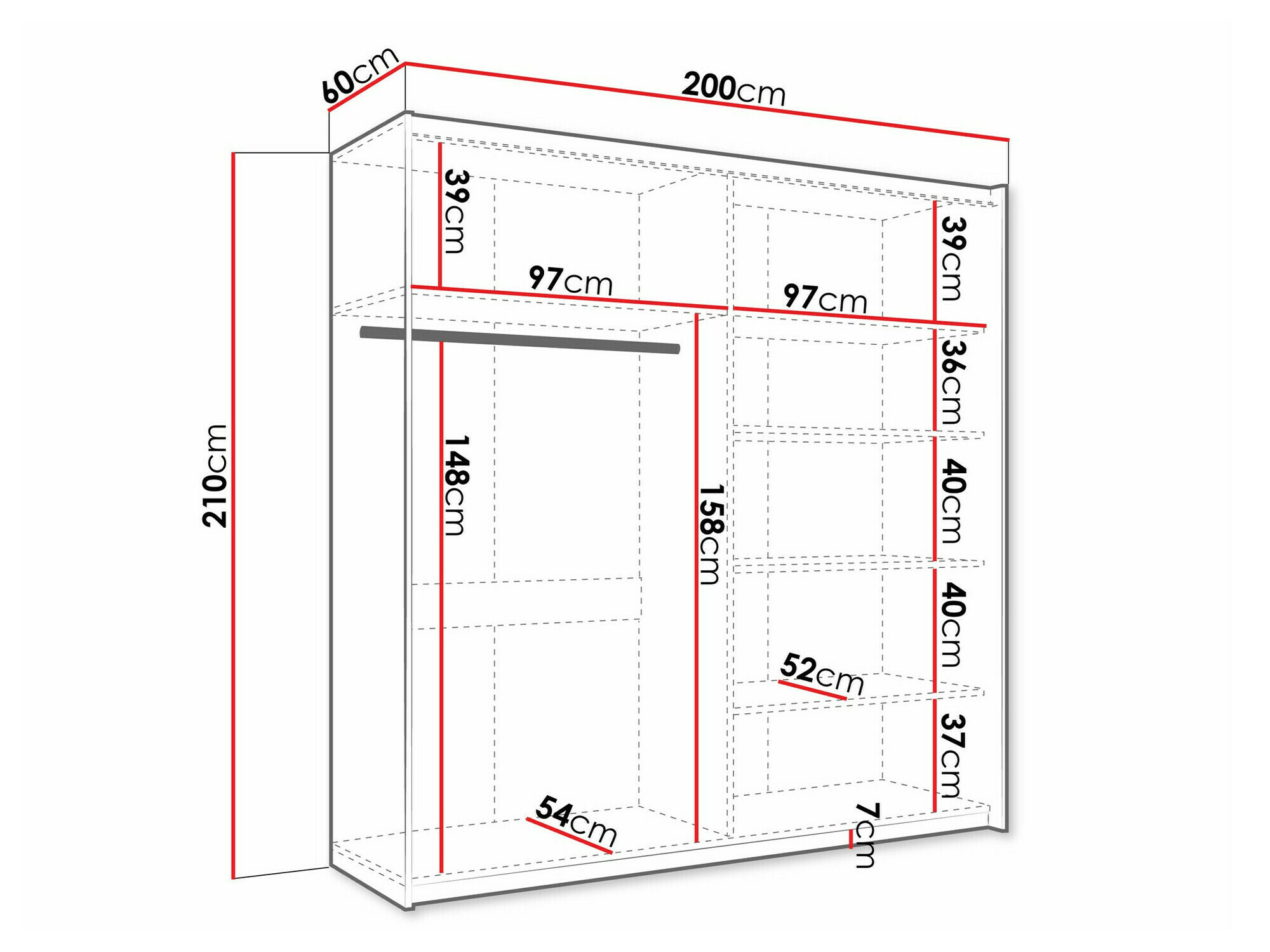 Kleiderschrank Comfivo Granium II