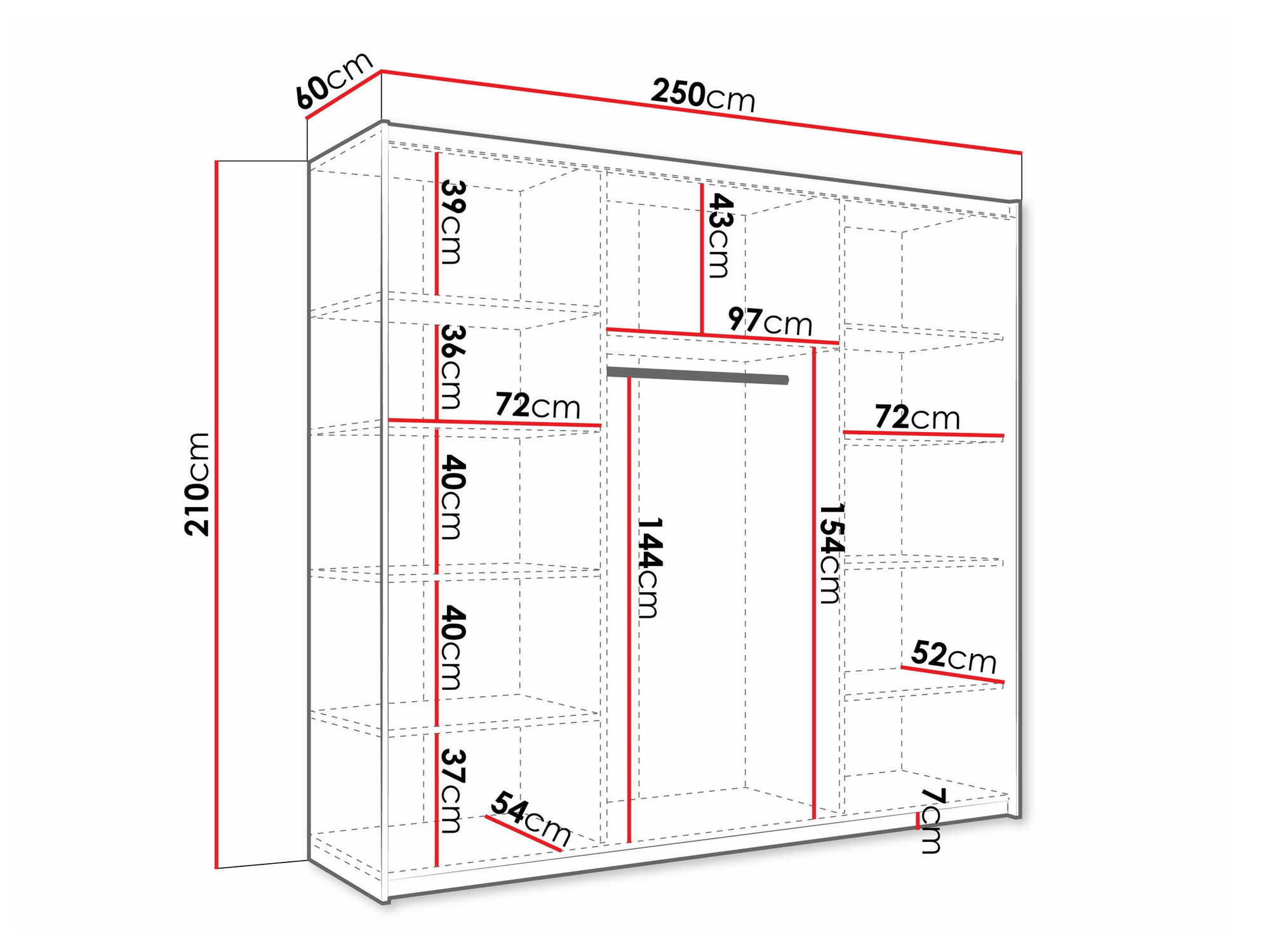 Kleiderschrank Comfivo Granium III