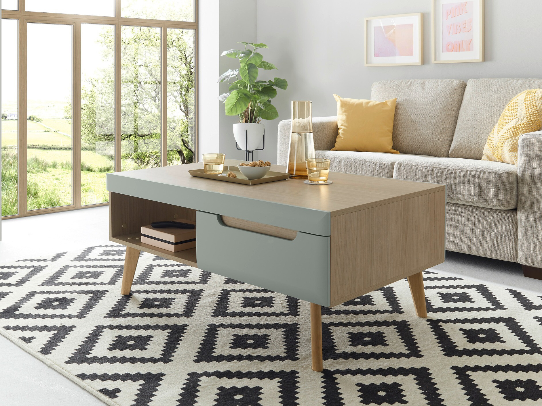 Couchtisch Vircava 107 (Hellgrün)