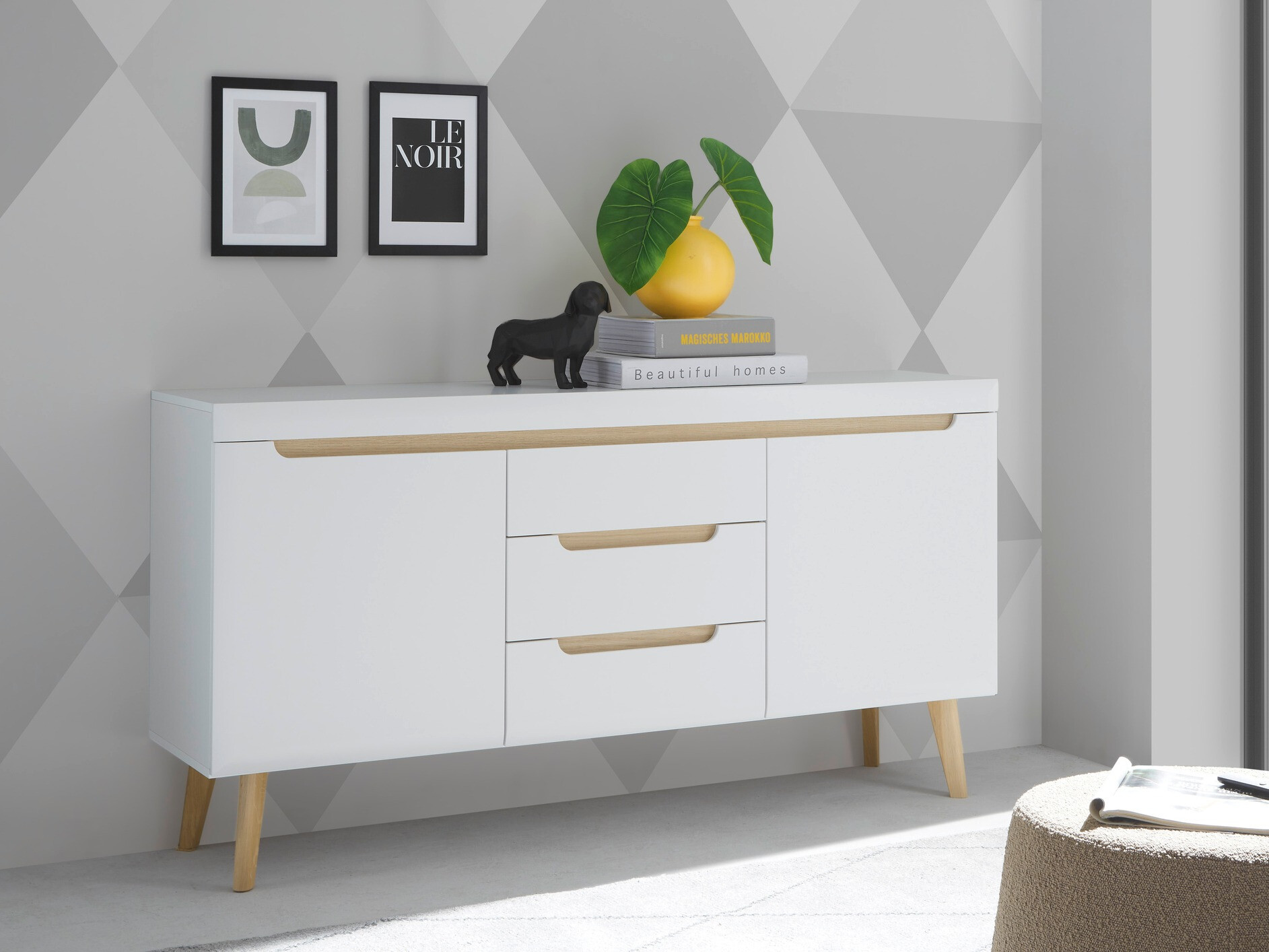 Kommoden Vircava 105 (Weiß)