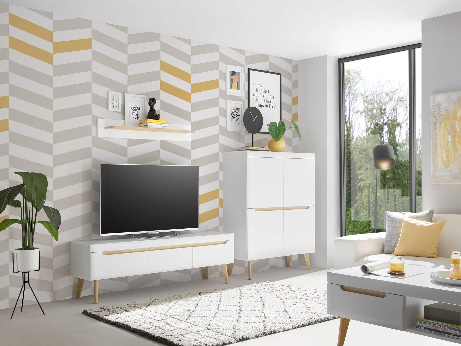 Sideboard Vircava 106 (Weiß)