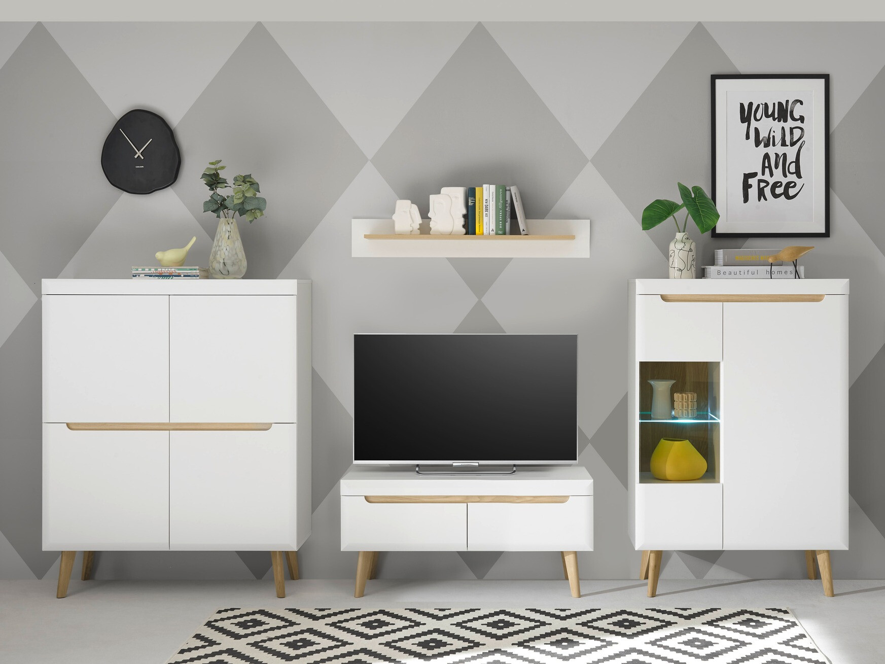 Sideboard Vircava 106 (Weiß)