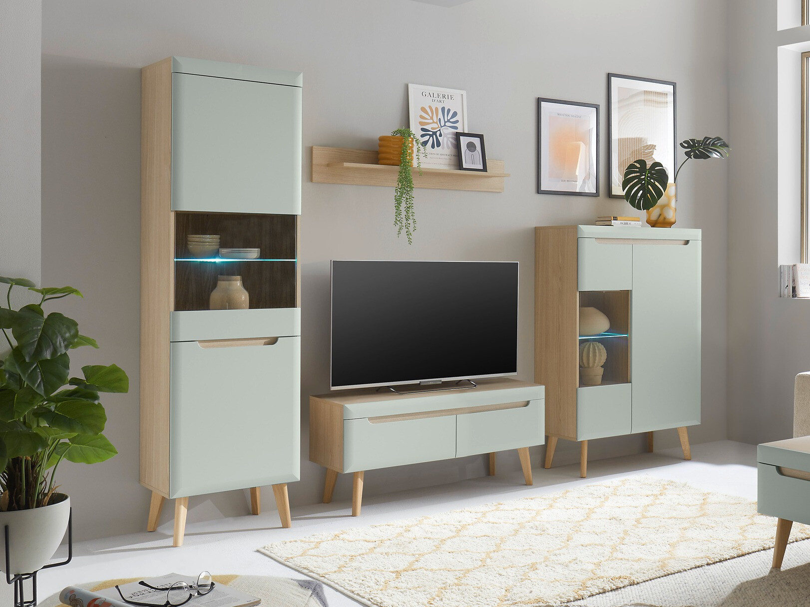 Wohnzimmer-Sets Vircava 111 (Hellgrün)