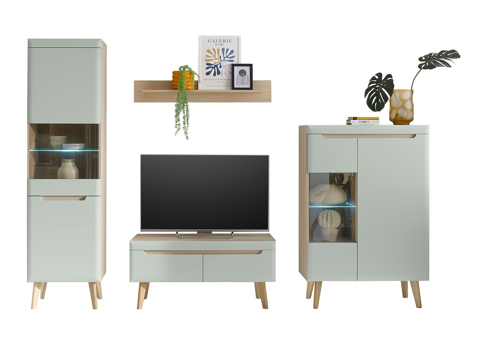 Wohnzimmer-Sets Vircava 111 (Hellgrün)