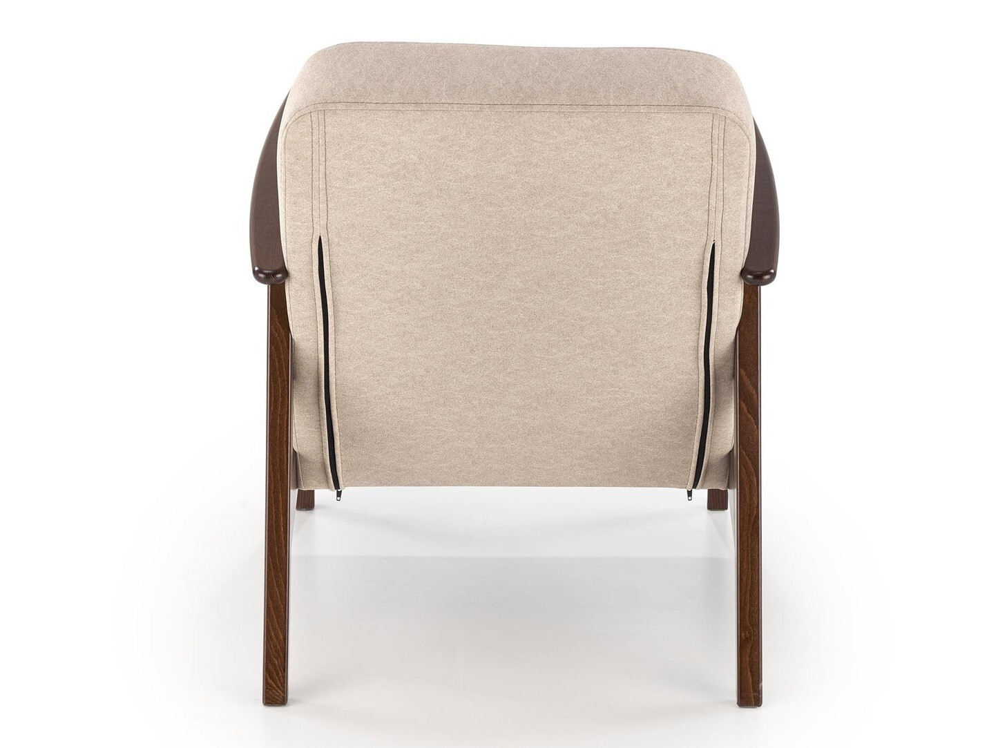 Sessel Houston 2116 (Beige + Walnussholzoptik)
