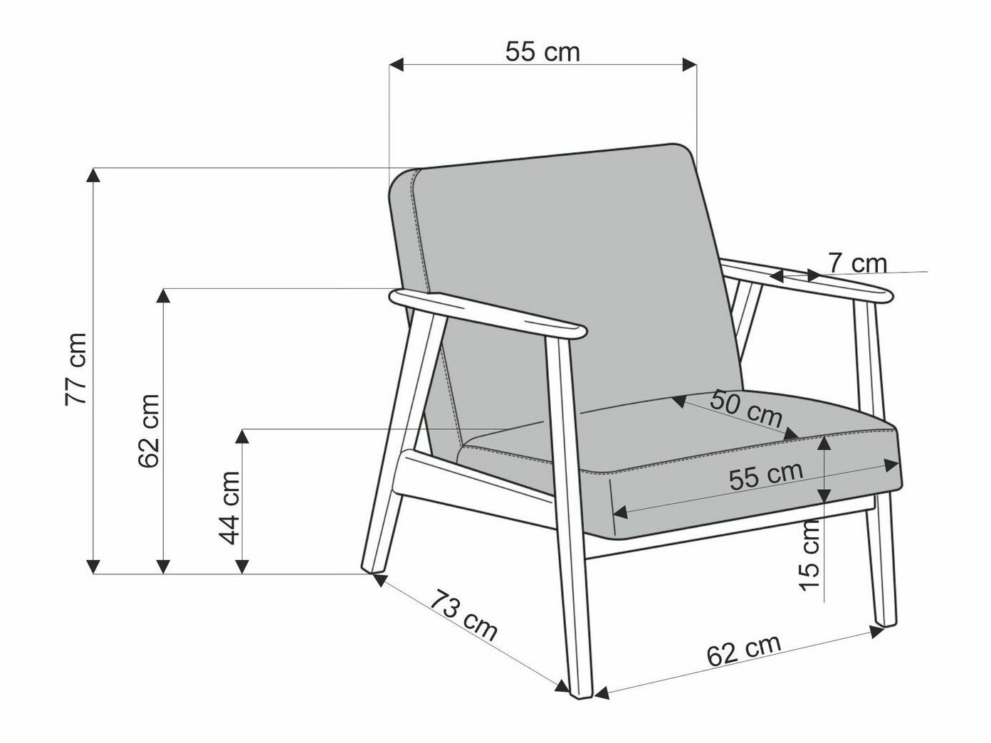 Sessel Houston 2116 (Castel 15)